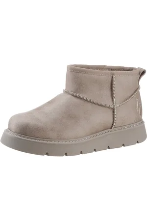 Skechers KEEPSAKES LITE Schlupfboots Plateaustiefel, Winterstiefel mit wärmender Memory Foam Ausstattung