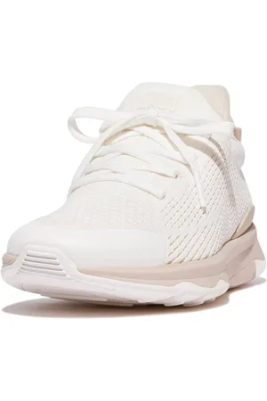 FitFlop VITAMIN FFX KNIT SPORTS SNEAKERS Slip-On Sneaker mit aufgesetzter Schnürung, Freizeitschuh, Halbschuh, Schlupfschuh
