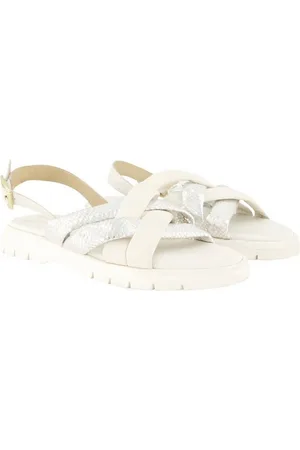Ulla Popken Leder-Sandaletten Metallic-Optik Weite H Sandalette - Verkäufer: Popken Fashion Group