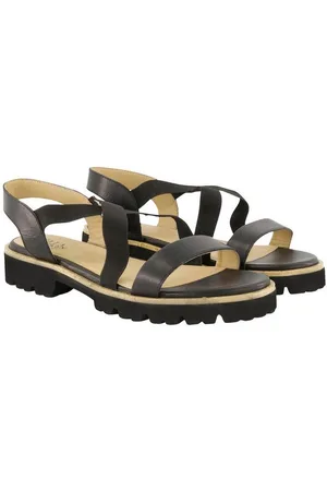 Ulla Popken Leder-Sandaletten Elastikriemen Weite H Sandalette - Verkäufer: Popken Fashion Group