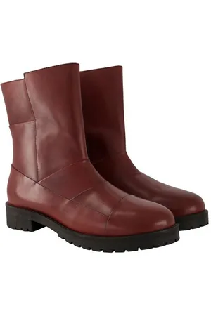 Ulla Popken Leder-Boots Ziernähte Wechselfußbett Weite H Stiefel - Verkäufer: Popken Fashion Group