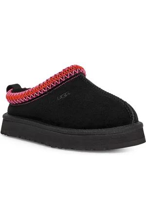 UGG K TAZZ Pantoffel, Plateau Clog, Mule, Hausschuh mit Zierborte