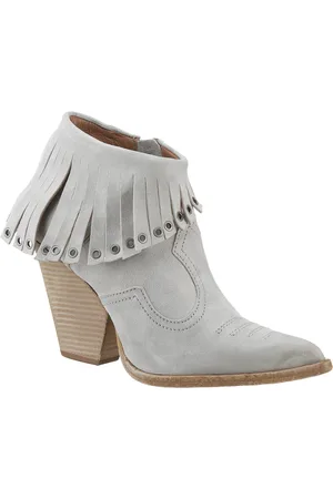 Airstep / A.S.98 Belive High-Heel-Stiefelette, Abendmode, High-Heel-Stiefelette, Ankleboots mit Fransen und Nieten