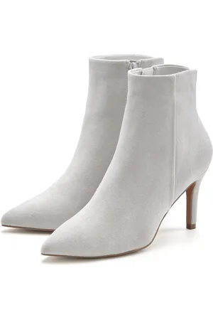 Lascana High-Heel-Stiefelette in spitzer Form & Pfennigabsatz, Reißverschluss Stiefel VEGAN
