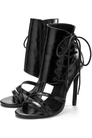Lascana Sandalette mit raffinierter Schnürung, High-Heel-Sandalette verführerischer Sommerschuh mit Schnürung, offener Schuh, Sandale