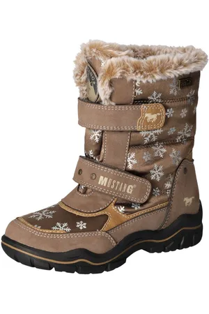Mustang Winterstiefel, Winterstiefel, Klettstiefel in bequemer Weite