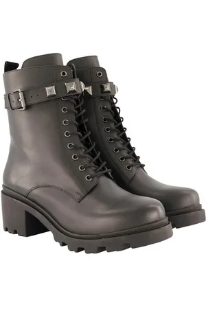 Ulla Popken Leder-Stiefeletten Schnürung Weite H Stiefel - Verkäufer: Popken Fashion Group