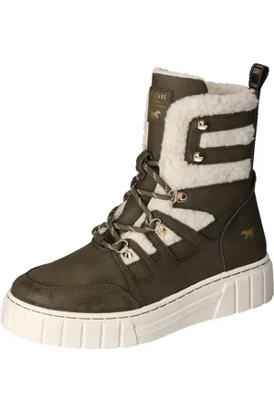 Mustang Winterboots, Schnürboots, Plateauboots, Snowboots mit Anziehlasche