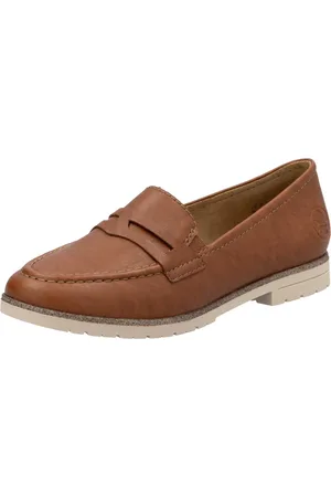 Rieker Slipper Business Slipper, Mokassin, Schlupfschuh mit profilierter Laufsohle