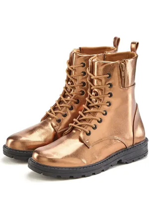 Lascana Stiefelette im angesagten Metallic-Look, Stiefel, Boots VEGAN