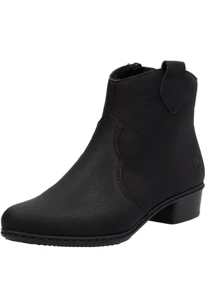 Rieker Westernstiefelette, Stiefelette, Cowboyboots, Blockabsatz, mit Innenreißverschluss