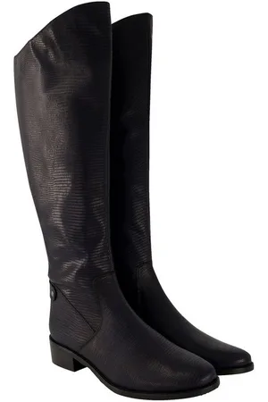 Ulla Popken Lederstiefel XL-Schaft Schlangenprägung Weite H Stiefel - Verkäufer: Popken Fashion Group