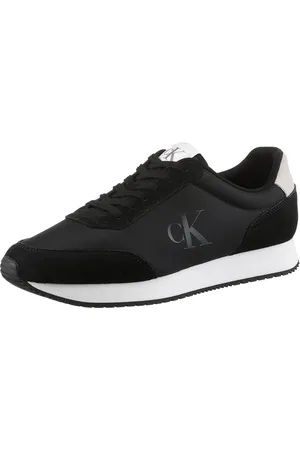 Calvin Klein RETRO RUNNER ICONIC SNK Plateausneaker, Freizeitschuh, Schnürschuh, Halbschuh mit seitlichem CK-Logo