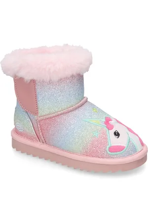 Dockers Winterboots Schlupfboots, Winterstiefel, Snowboots mit Glitzer und Pride-Look
