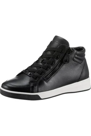ARA ROM Schnürboots, Keilabsatz, High Top-Sneaker, Freizeitschuh in Schuhweite G = weit