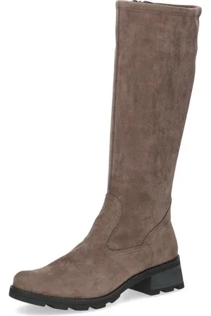 Caprice Winterstiefel, Blockabsatz, Langschaftstiefel in bequemer Weite