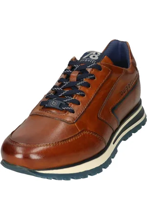 Bugatti Sneaker mit seitlichem Logoprägung, Freizeitschuh, Halbschuh, Schnürschuh