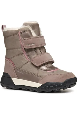 Geox J TREKKYUP GIRL B ABX Winterstiefel Klettstiefel, Snowboots, Winterstiefel mit Warmfutter