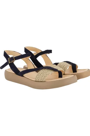 Ulla Popken Sandalen zweifarbig Flechtriemen Weite H Sandalette - Verkäufer: Popken Fashion Group