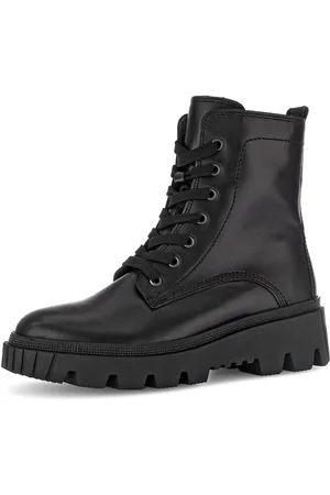 Gabor Schnürboots, Plateau, Schnürstiefelette, Chunky Boots mit Innenreißverschluss