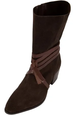 Ulla Popken Stiefel Veloursleder Ankle-Straps Stiefelette - Verkäufer: Popken Fashion Group