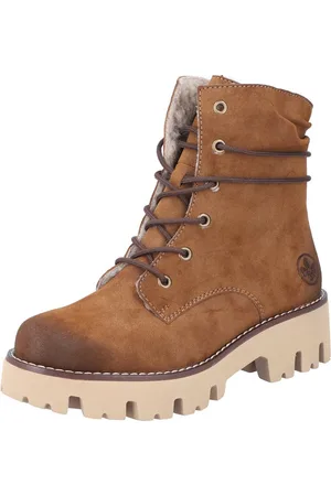 Rieker Winterstiefelette, Schnürboots, Winterboots, Profilsohle, mit Innenreißverschluss