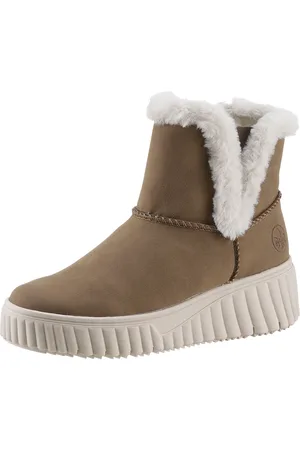 Rieker Winterboots, Schlupfboots, Stiefelette mit beidseitigen Stretcheinsätzen