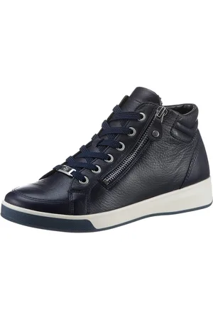 ARA ROM Schnürboots, Keilabsatz, High Top-Sneaker, Freizeitschuh in Schuhweite G = weit
