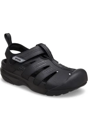 Crocs Yukon Fisherman Sandale Halbschuh, Slipper, Trekkingschuh mit praktischem Klettverschluss