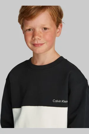 Calvin Klein Sweatshirt COLOR BLOCK TERRY CN im Colorblock-Design
