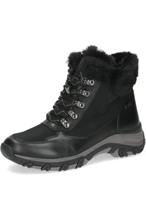 Caprice Winterboots, Keilabsatz, Schnürboots, Outdoorschuh in bequemer Weite