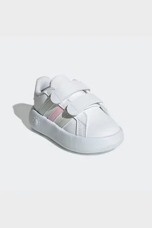 adidas GRAND COURT 2.0 KIDS Klettschuh Design auf den Spuren des adidas Superstar, für Kinder