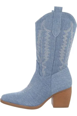 Ital-Design Damen Cowboyboots Western Westernstiefel (84463259) Blockabsatz Western- & Bikerstiefel in - Verkäufer: