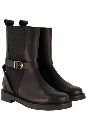 Ulla Popken Leder-Stiefeletten Elastikeinsatz Wechselfußbett Stiefel - Verkäufer: Popken Fashion Group