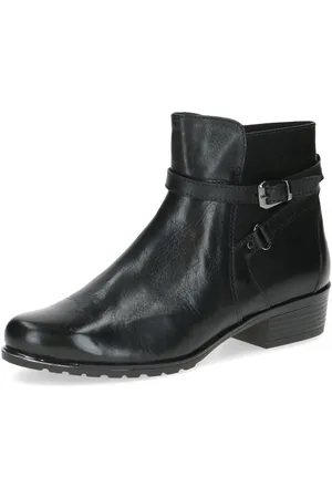 Caprice Stiefelette, Blockabsatz, Boots mit Zierschnalle und Zierriemchen