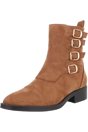 Ital-Design Damen Bikerschuhe Biker Stiefelette (88489470) Blockabsatz Western- & Bikerboots in Camel - Verkäufer: