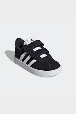 adidas VL COURT 3.0 Klettschuh für Kinder, inspiriert vom Design des adidas samba