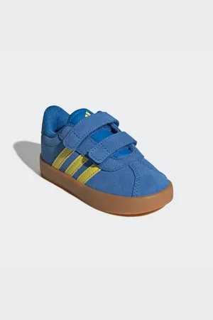 adidas VL COURT 3.0 Klettschuh für Kinder, inspiriert vom Design des adidas samba