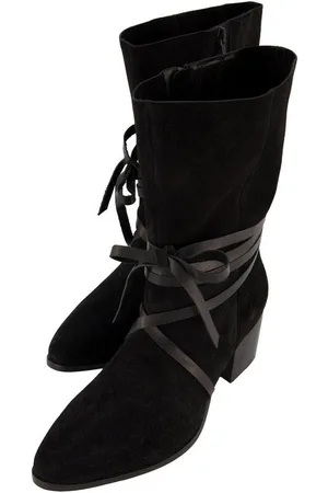 Ulla Popken Stiefel Veloursleder Ankle-Straps Stiefelette - Verkäufer: Popken Fashion Group