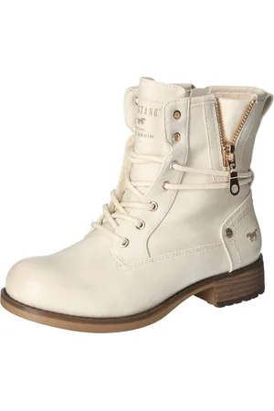 Mustang Winterboots, Schnürboots, Stiefelette, Blockabsatz, mit Reißverschluss