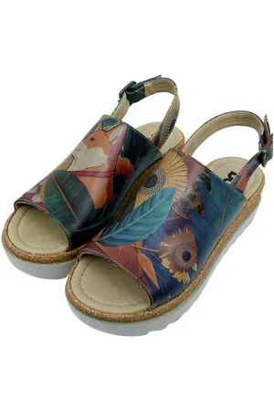 Dogo Gigi Blooming Dog Damen Sandalen/ Sandaletten / Female Sandalette Vegan