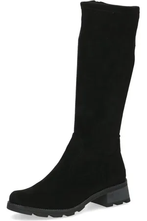 Caprice Winterstiefel, Blockabsatz, Langschaftstiefel in bequemer Weite