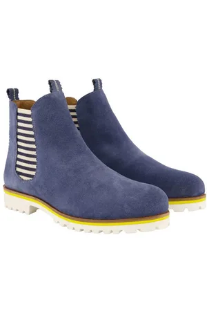 Ulla Popken Chelseaboots Stretcheinsatz Streifenoptik Weite H Stiefelette - Verkäufer: Popken Fashion Group