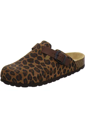 Afs 290093 Clogs Pantolette für Damen aus Leder mit Fußbett, Hausschuhe Made in Germany - Verkäufer: