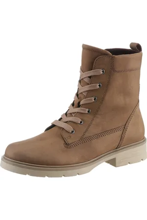Gabor Schnürboots, Blockabsatz, Schnürstiefelette, praktischer Innenreißverschluss