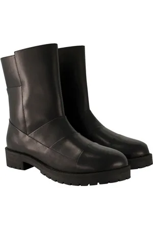 Ulla Popken Leder-Boots Ziernähte Wechselfußbett Weite H Stiefel - Verkäufer: Popken Fashion Group