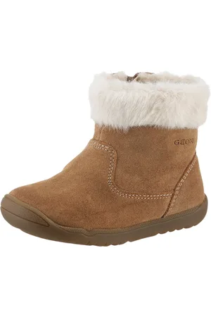 Geox B MACCHIA GIRL C Lauflernschuh Winterboots, Kinderstiefel, Babyschuh mit Warmfutter