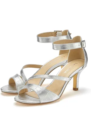 Lascana Sommerschuh Sandalette High-Heel-Sandalette,Riemchensandalette,Sommerschuh mit Riemchen VEGAN