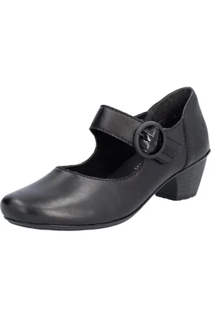 Rieker Spangenpumps, Festtagsschuh, Pumps, Trichterabsatz, mit Klettriemchen