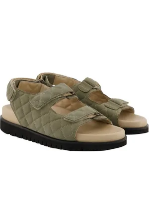 Ulla Popken Leder-Sandalen Trekking-Optik Klettriegel Weite H Sandalette - Verkäufer: Popken Fashion Group